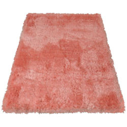 Merinos Hochflorteppich Floppy rosa B/L: ca. 160x230 cm