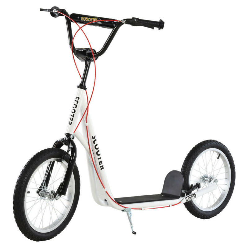 HOMCOM Kinderscooter weiß