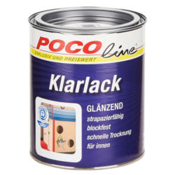 POCOline Acryl Klarlack farblos glänzend ca. 0,75 l