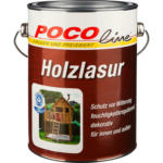 POCO Einrichtungsmarkt Minden POCOline Acryl Holzlasur weiß seidenglänzend ca. 2,5 l