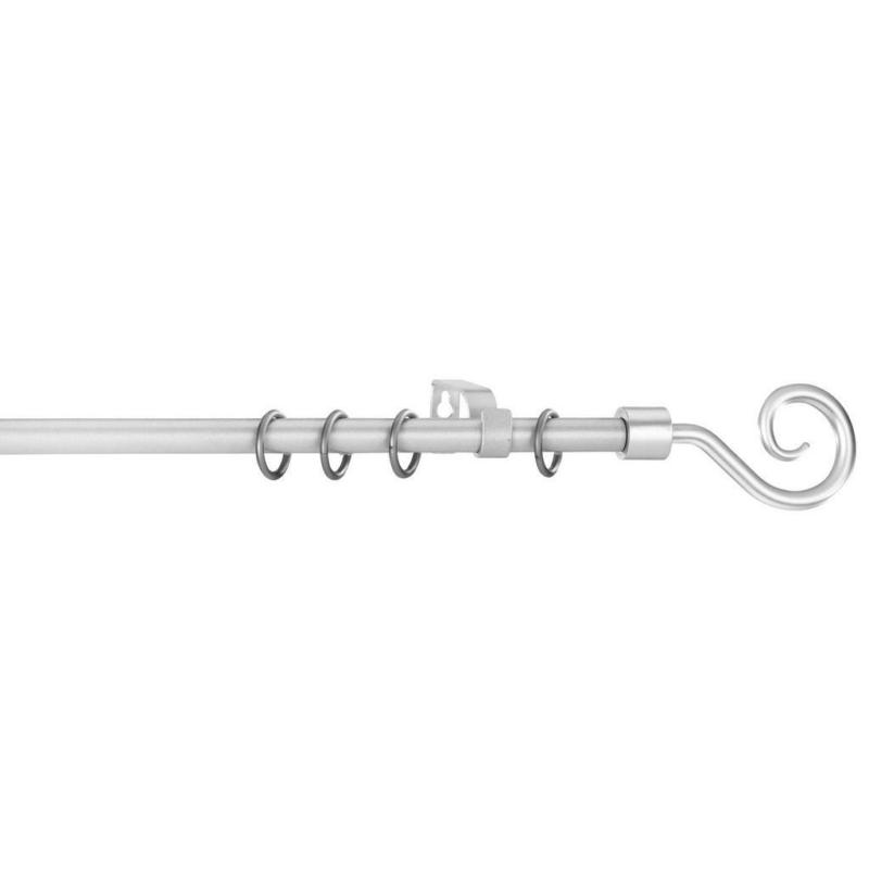 Stilgarnituren Kringel silber Metall D: ca. 1,6 cm ausziehbar von ca. 130 bis 240 cm 1.0 Läufe