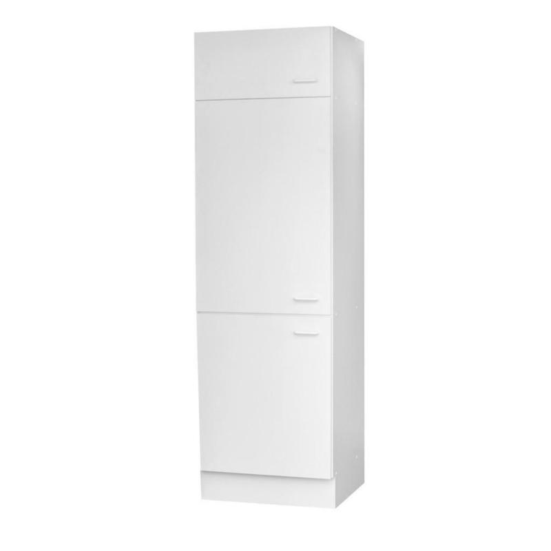 Kühlumbauschrank Top weiß matt B/H/T: ca. 60x200x60 cm
