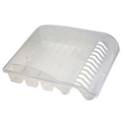 keeeper Geschirrablaufkorb transparent B/H/L: ca. 39,5x8x39,5 cm