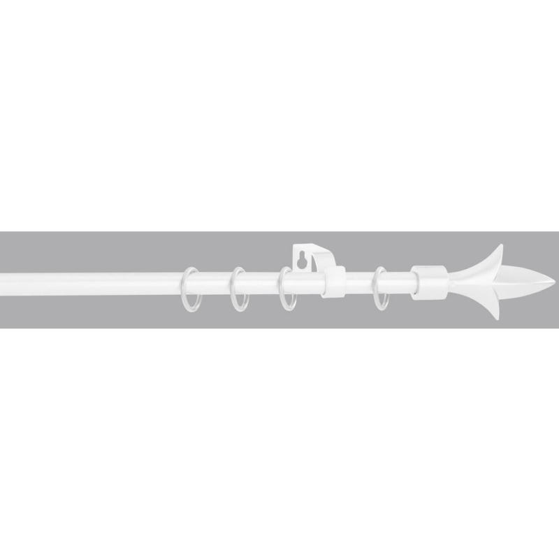 Stilgarnituren Spitze weiß Metall D: ca. 1,6 cm ausziehbar von ca. 130 bis 240 cm 1.0 Läufe