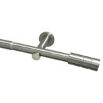 POCO Stilgarnituren Zylinder Edelstahloptik Metall D: ca. 2,5 cm ausziehbar von ca. 100 bis 190 cm 1.0 Läufe