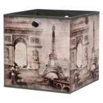 POCO Einrichtungsmarkt Bardowick Motivbox Paris dunkelbeige B/H/T: ca. 32x32x32 cm