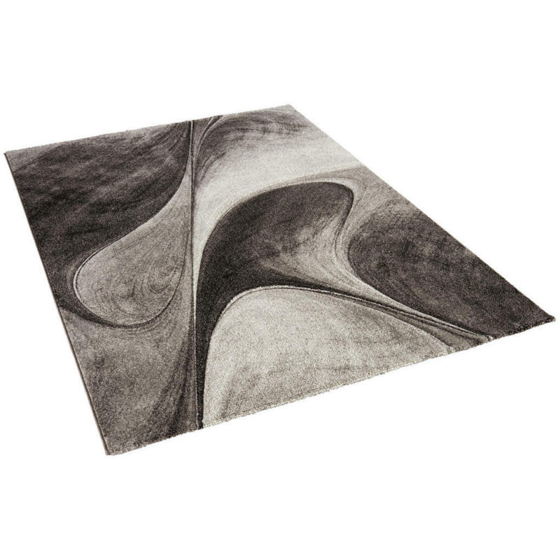 Merinos Webteppich Brilliance grau B/L: ca. 120x170 cm