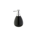 POCO Einrichtungsmarkt Böblingen Seifenspender schwarz silber Keramik B/H/L/D: ca. 9x16,5x9x9 cm