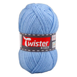 Handstrickgarn Twister Sport uni hellblau L: ca. 15000 cm