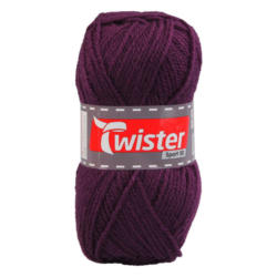 Handstrickgarn Twister Sport uni lila L: ca. 15000 cm