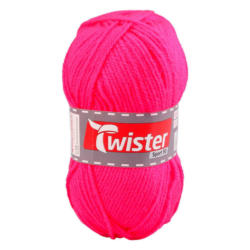 Handstrickgarn Twister Sport uni pink L: ca. 15000 cm