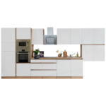 POCO Einrichtungsmarkt Viernheim Respekta Küchenblock Premium weiß matt B/H/T: ca. 445x220,5x60 cm