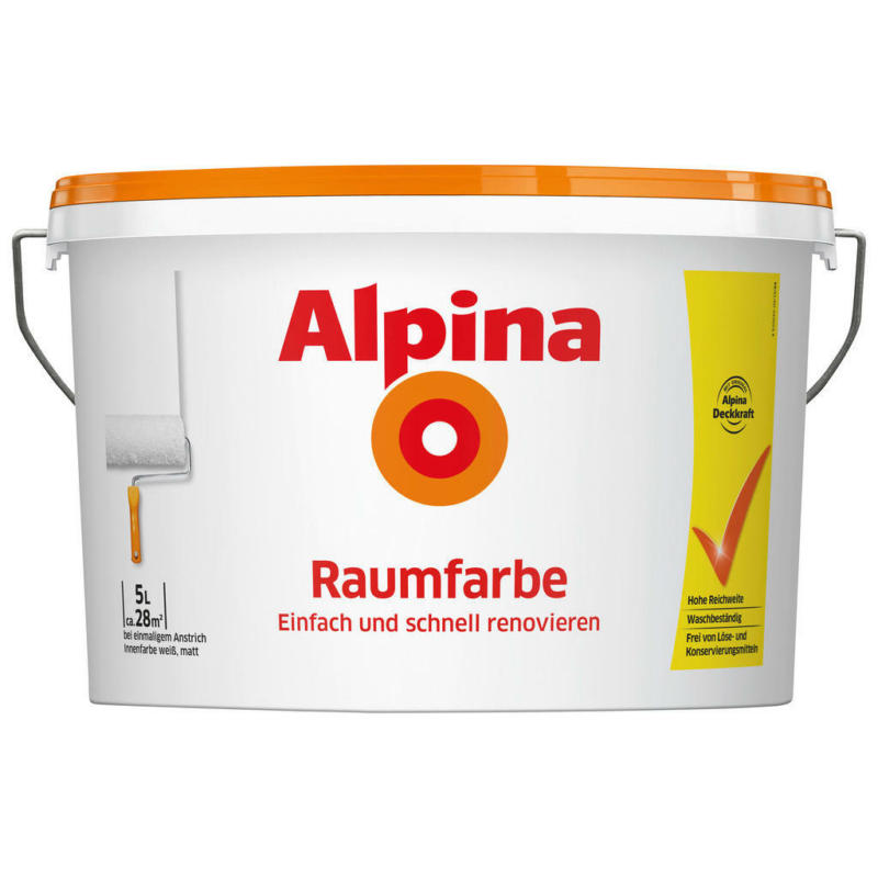 Alpina Raumfarbe weiß ca. 5 l