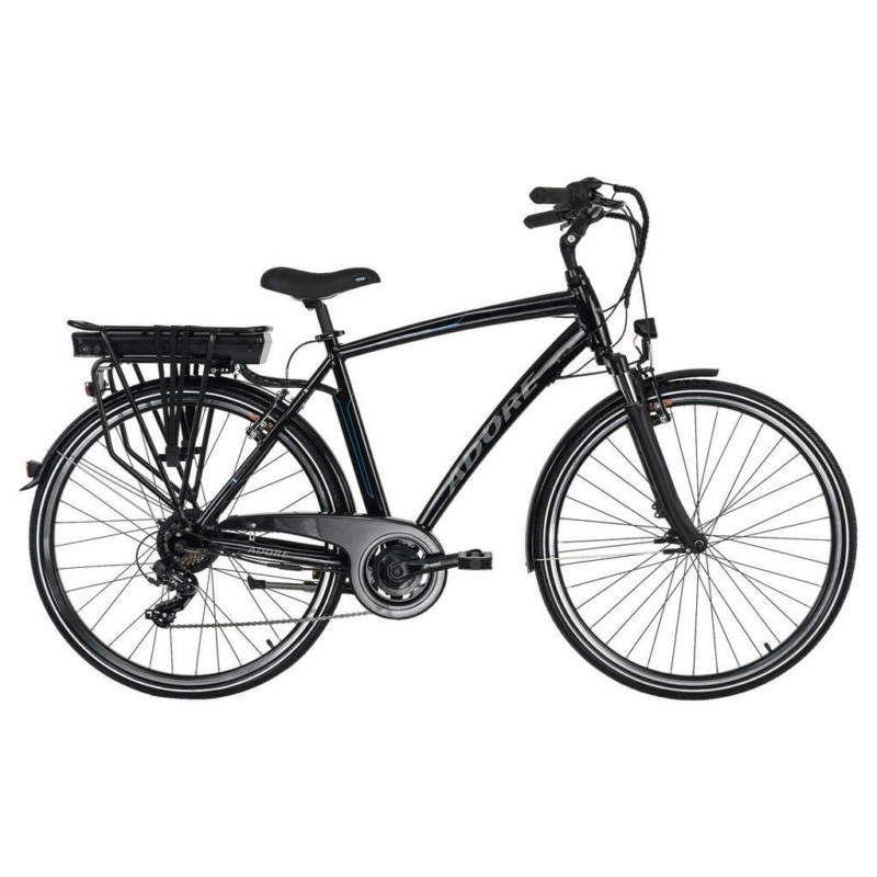 KS-Cycling City E-Bike Versailles 28 Zoll Rahmenhöhe 54 cm 7 Gänge schwarz schwarz ca. 250 W ca. 36 V ca. 28 Zoll