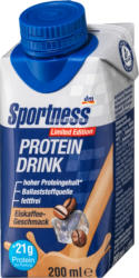 Sportness Proteindrink Eiskaffee Geschmack, trinkfertig