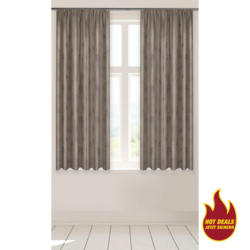 Dekovorhang Paradiso taupe B/L: ca. 140x175 cm