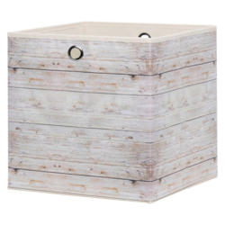 Motivbox Wood beige B/H/T: ca. 32x32x32 cm