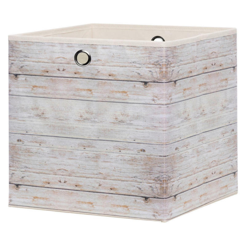 Motivbox Wood beige B/H/T: ca. 32x32x32 cm