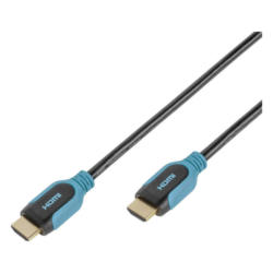 Vivanco HDMI-Kabel blau schwarz