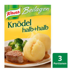 Knorr Knödel Halb+Halb im Kochbeuteln