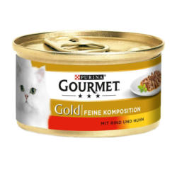 Gourmet Gold Feine Komposition mit Rind und Huhn