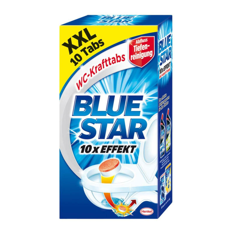 Blue Star 6x Effekt WC-Kraft-Tabs