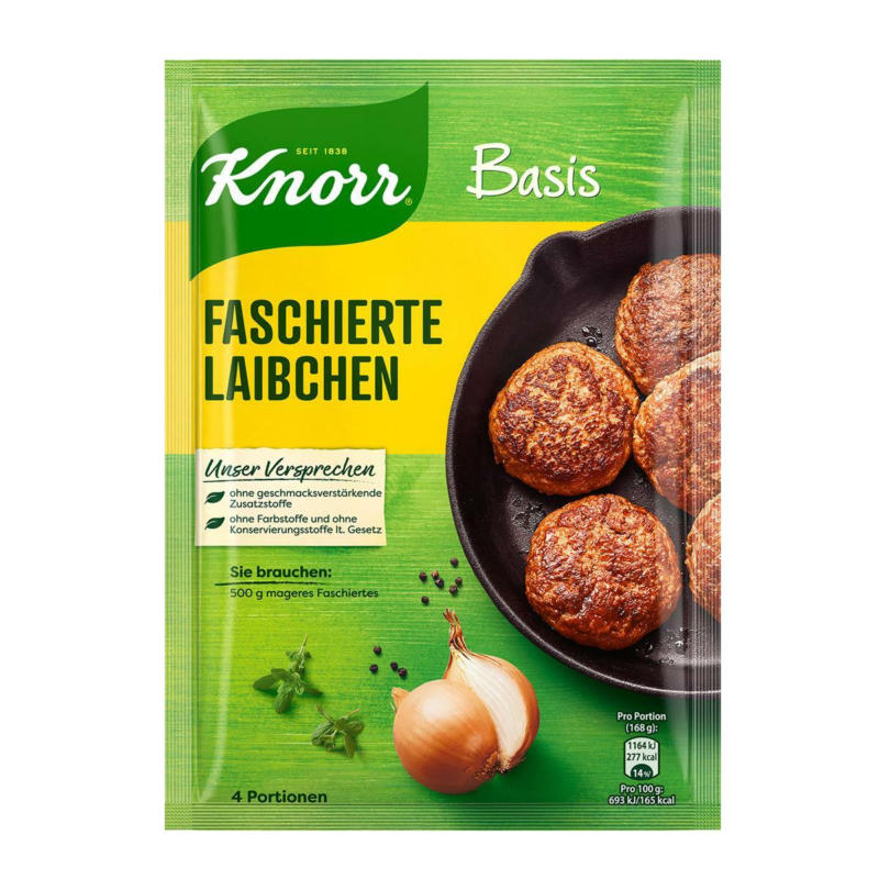 Knorr Basis für Faschierte Laibchen