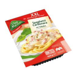 Chef Menü XXL Spaghetti Carbonara