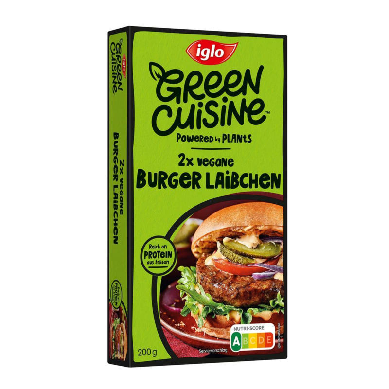 Iglo Green Cuisine Burger Laibchen vegan