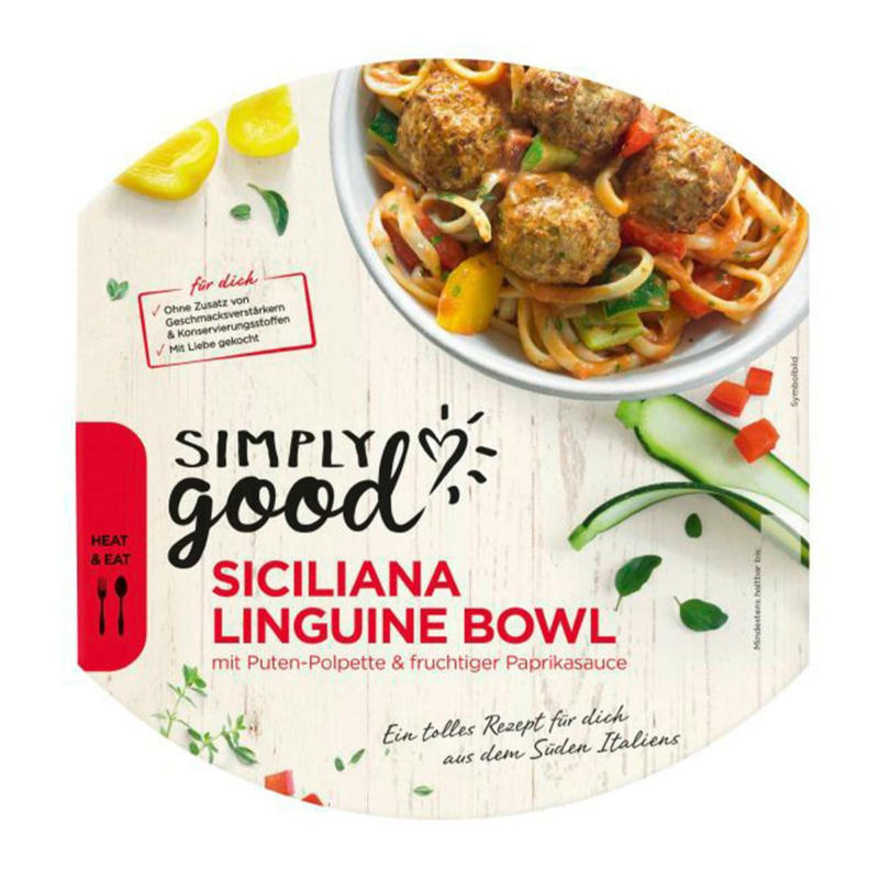 Simply Good Siciliana Linguine Bowl