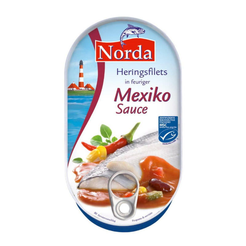 Norda Heringsfilets in Mexiko Sauce