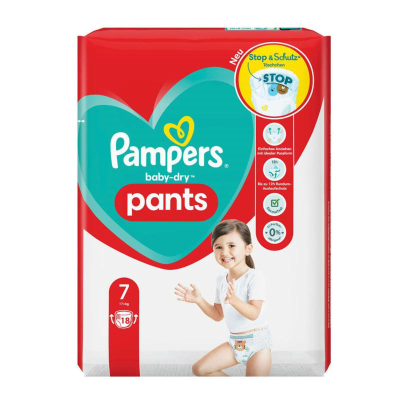 Pampers Baby Dry Pants Gr. 7 Windeln