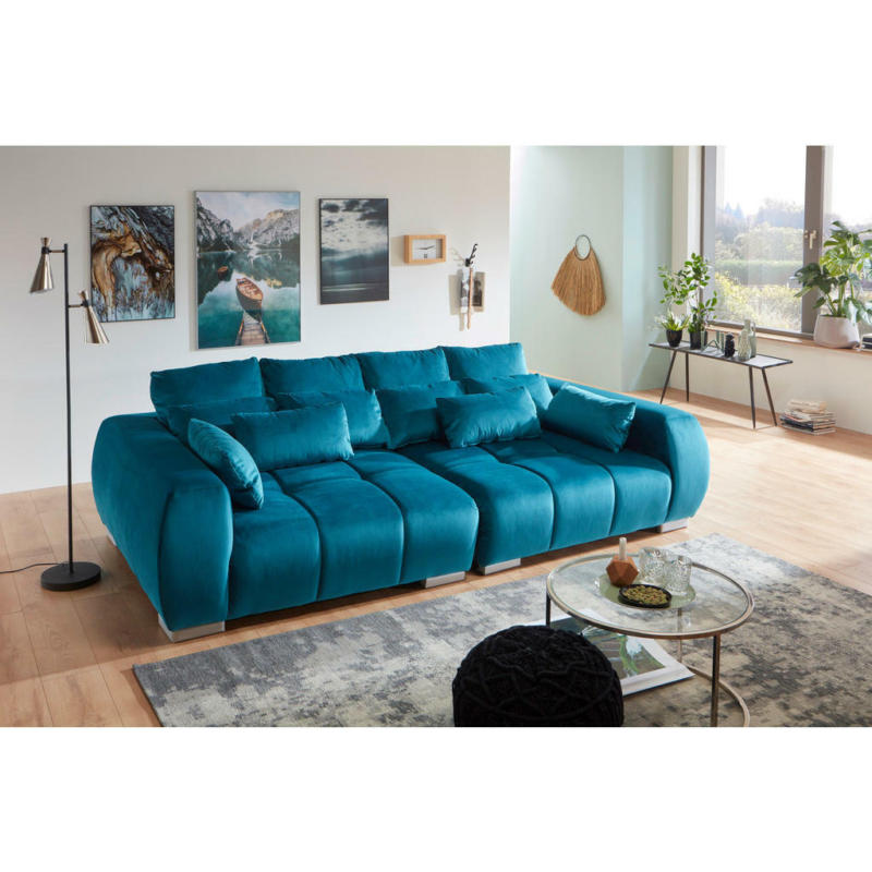 Big Sofa Esther türkis B/T: ca. 276x145 cm