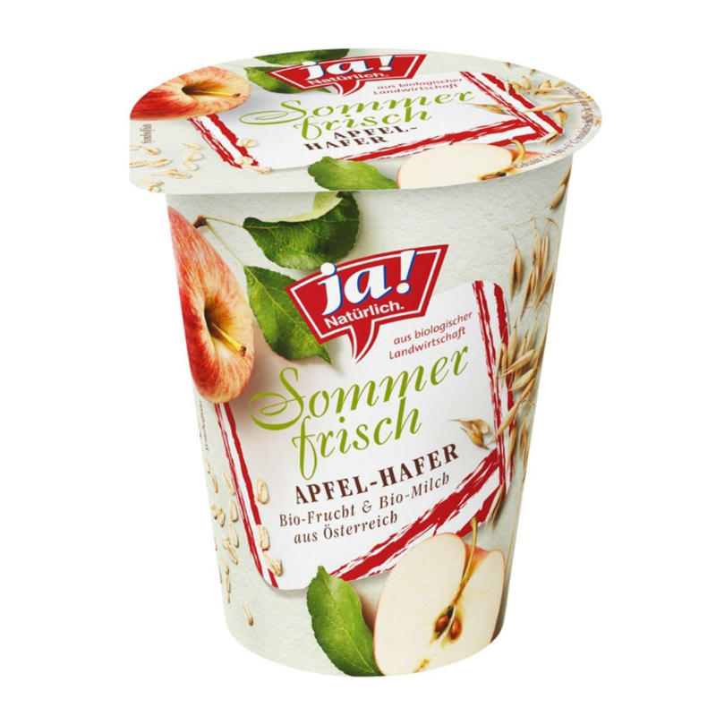 Ja! Natürlich Apfel-Hafer Sommerfrisch Joghurt