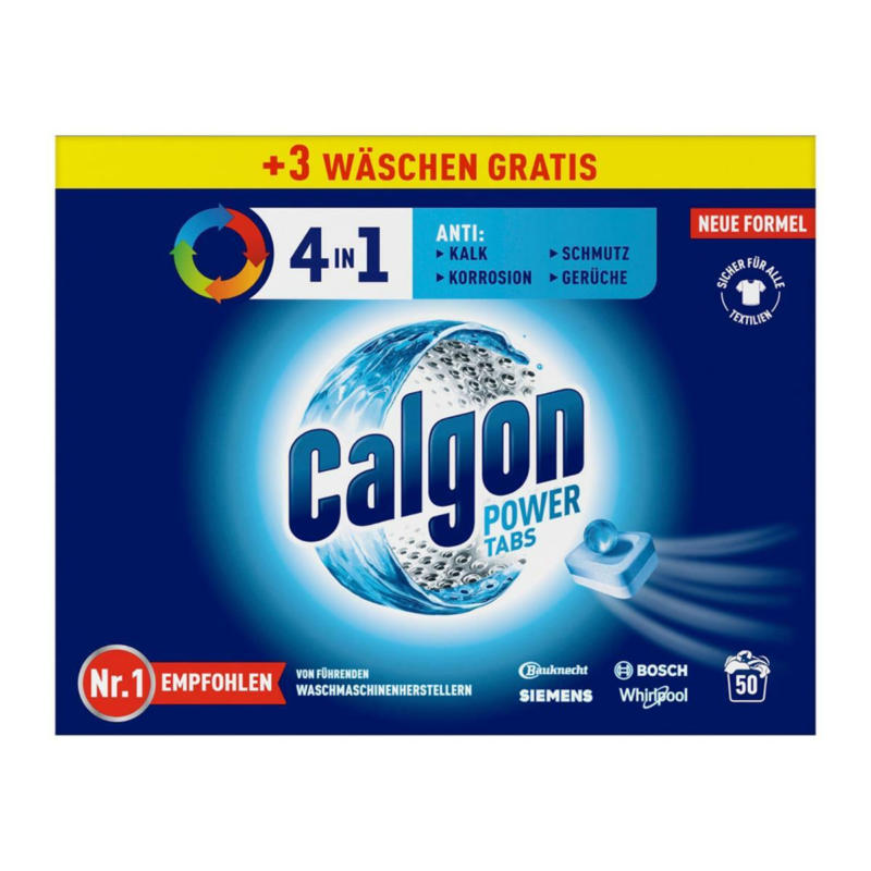Calgon 4in1 Tabs 47 Stück + Overfill