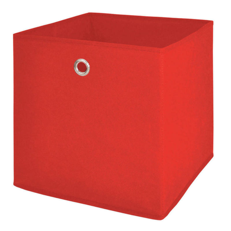Stoffbox rot B/H/T: ca. 32x32x32 cm