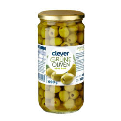 Clever Grüne Oliven ohne Kern