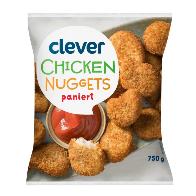 Clever Hühner Nuggets