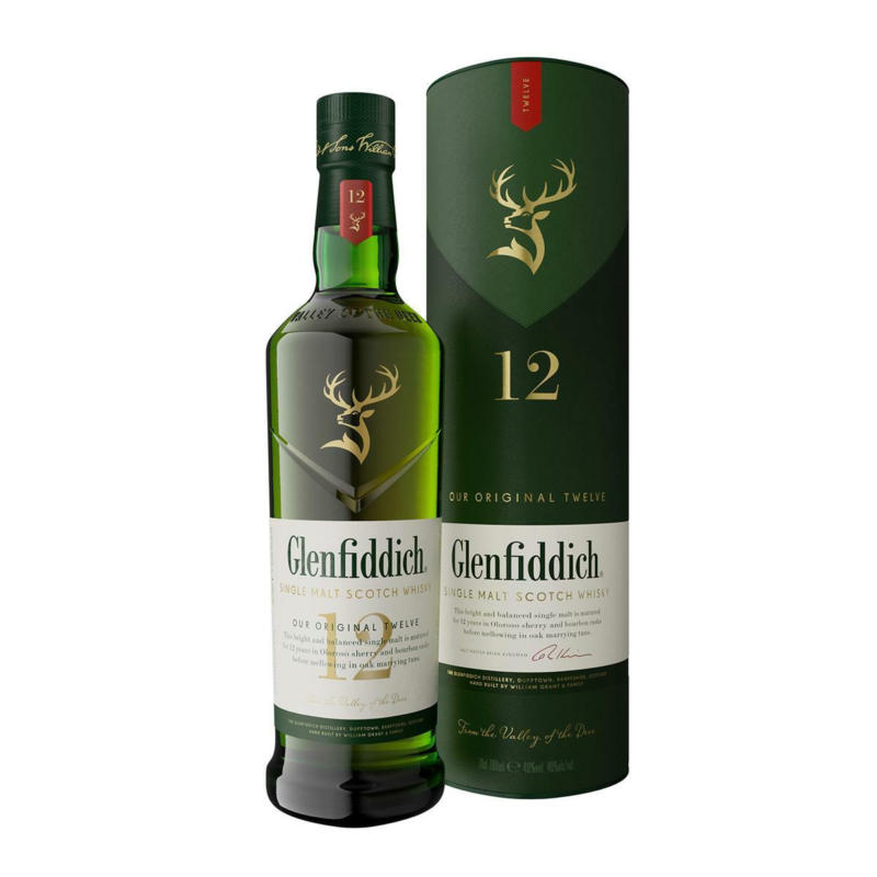 Glenfiddich 12yo Single Malt Scotch Whisky