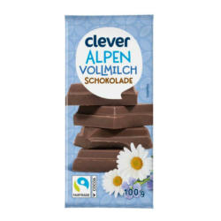Clever Alpenvollmilch Schokolade