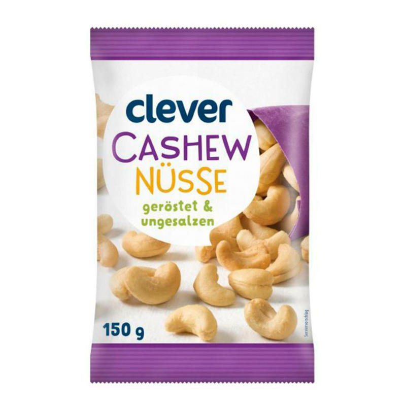 Clever Cashews geröstet & ungesalzen