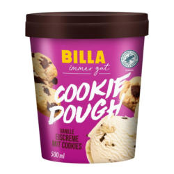 BILLA Cookie Dough Eis