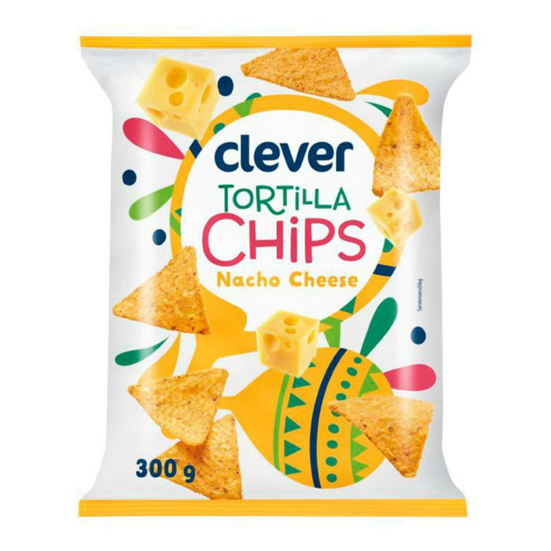 Clever Tortilla Chips Nacho Cheese