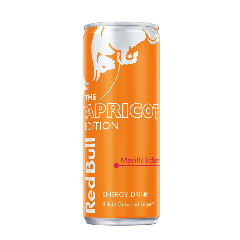 Red Bull Energy Drink Apricot Edition Marille - Erdbeere