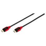 POCO Einrichtungsmarkt Wilhelmshaven Vivanco HDMI-Kabel schwarz rot