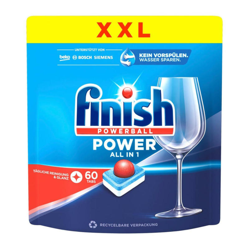 Finish Tabs XXl Power All-in-1 Regular