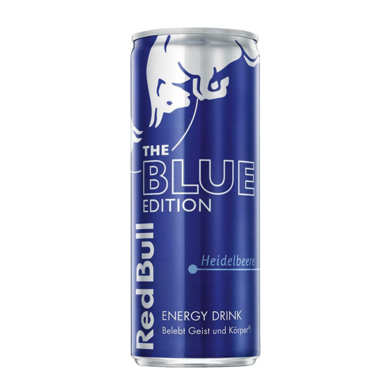 Red Bull Energy Drink Blue Edition Heidelbeere