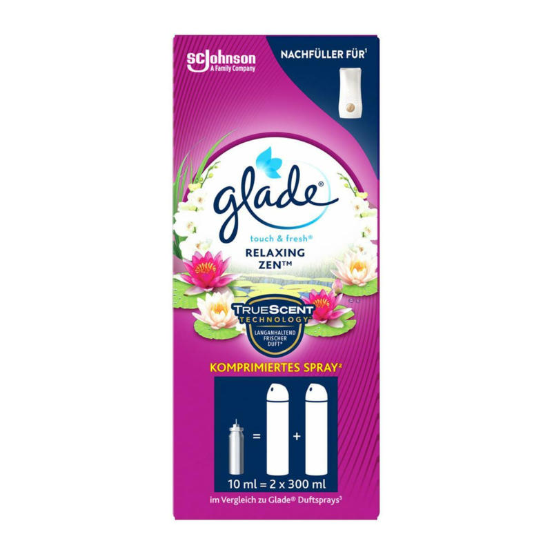 Glade Touch & Fresh Relaxing Zen Minispray Nachfüller