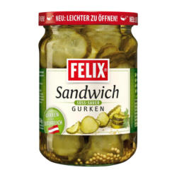 Felix Sandwichgurken mild süß-sauer