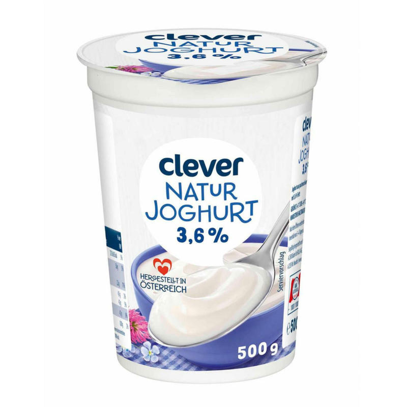 Clever Naturjoghurt 3.6%